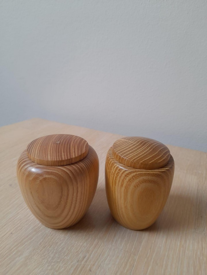 houten urn klein (0.3 ltr)